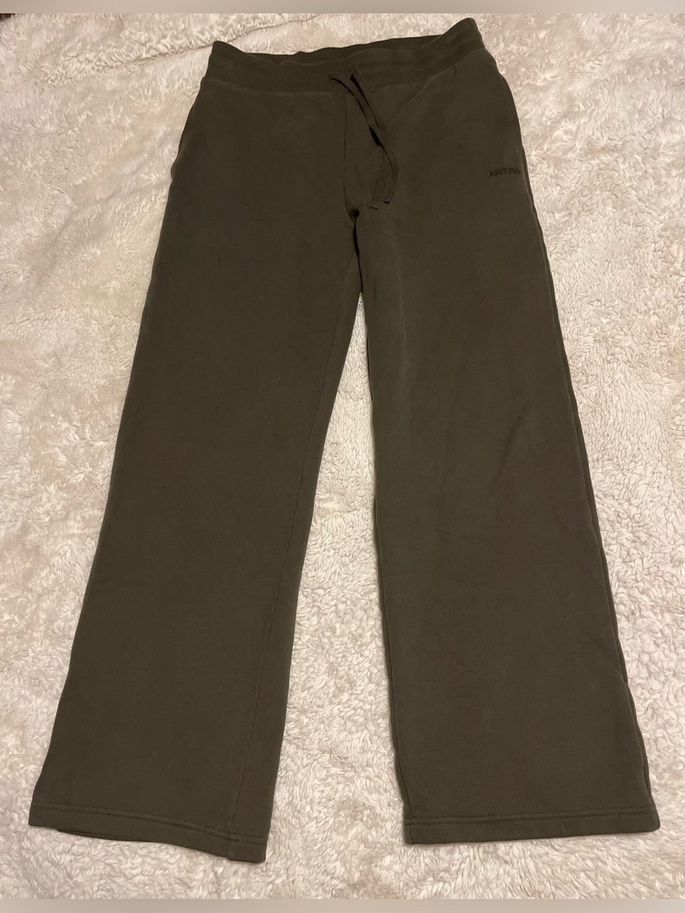 Aritzia Sweatfleece Perfect Fit Cozy Fleece Banded Sweatpants 30” Size M